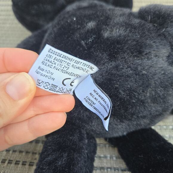Doozie Drowsy Black Cat Plush. Noc The Black - Picture 6 of 7